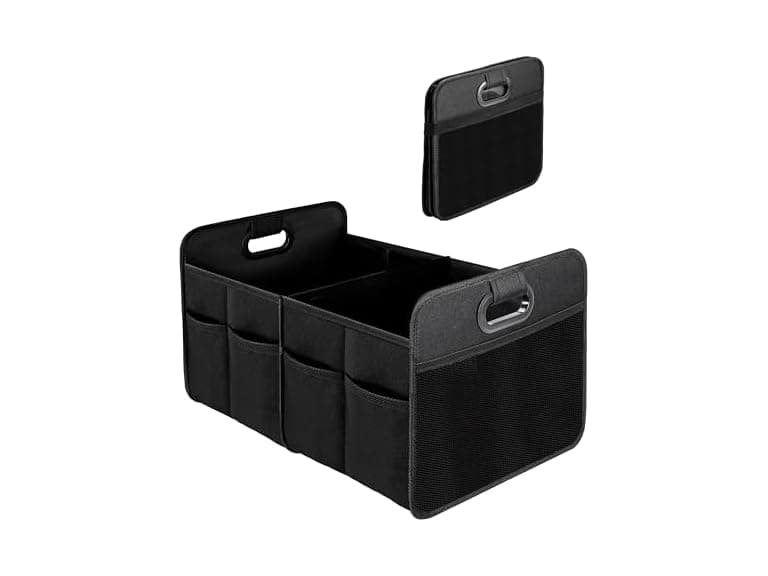 YSSOA 2 Compartments Car Trunk Organizer - Image 1