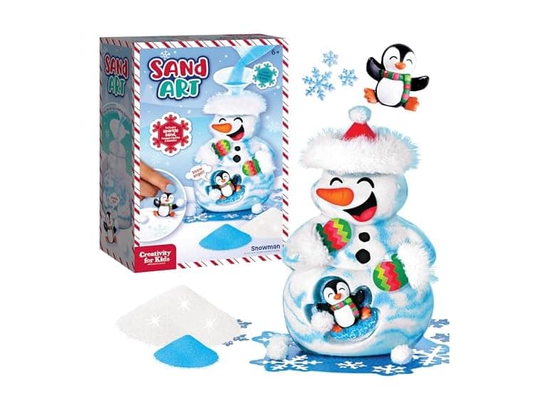 Creativity for Kids Sand Art Snowman Kit - Image 1
