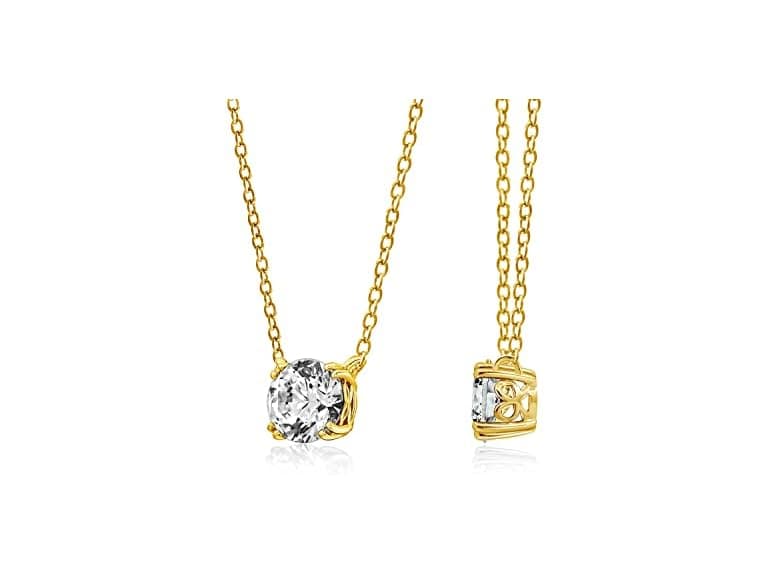 Amazon Essentials Yellow 23K Gold Plated Necklace - Image 1