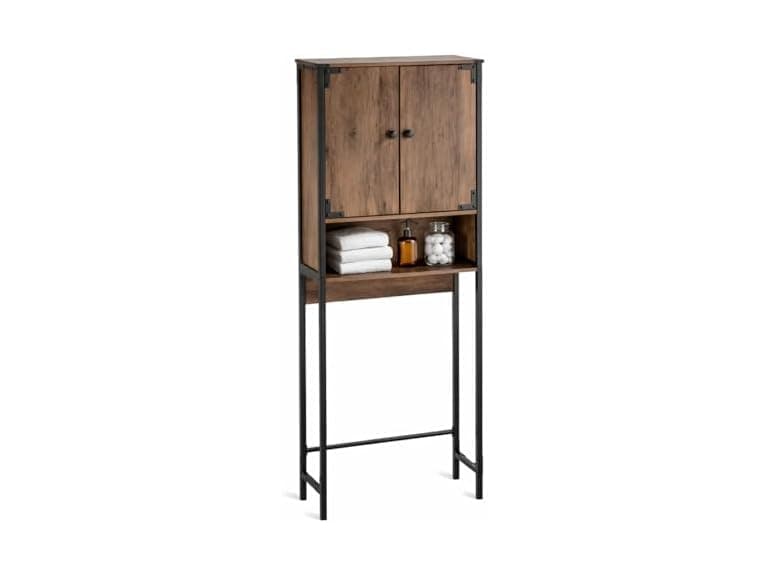 Landia Home CVA6112U Over the Toilet Vertical Brown - Image 1