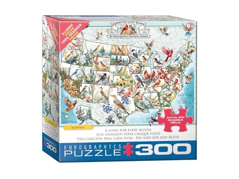 A Song for Every Bloom 300 Piece Puzzle - Image 1