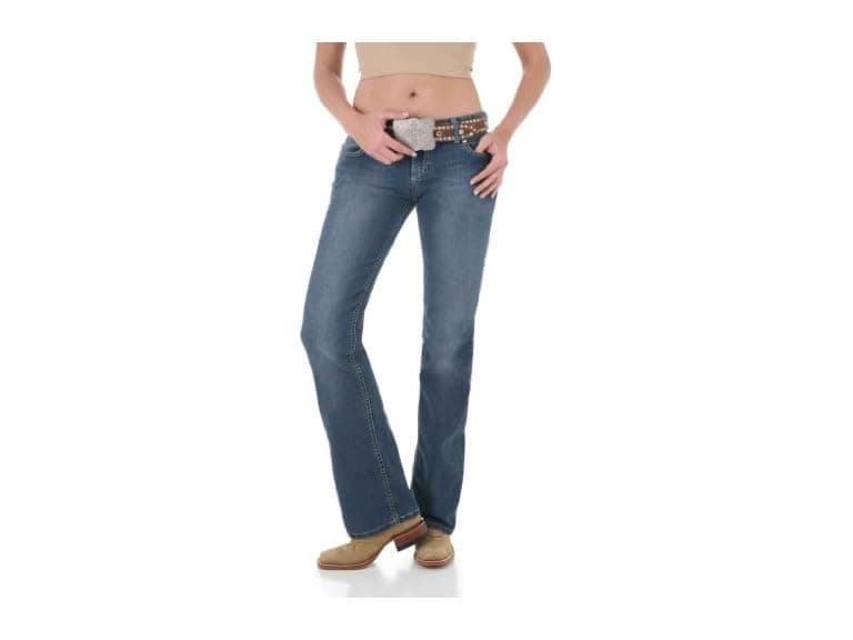Wrangler Women (11 Extra Long) Premium Patch Jeans - Image 1