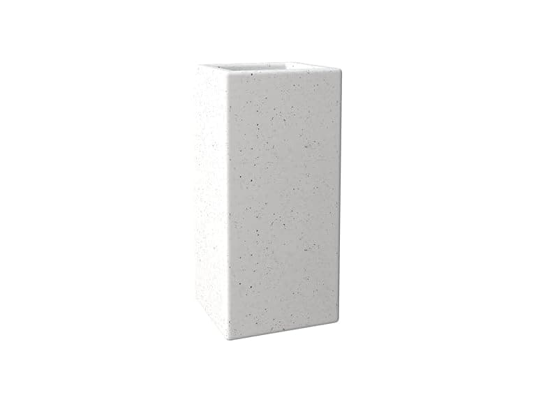 LeisureMod TP24DW Tera Planter Dotted White - Image 1