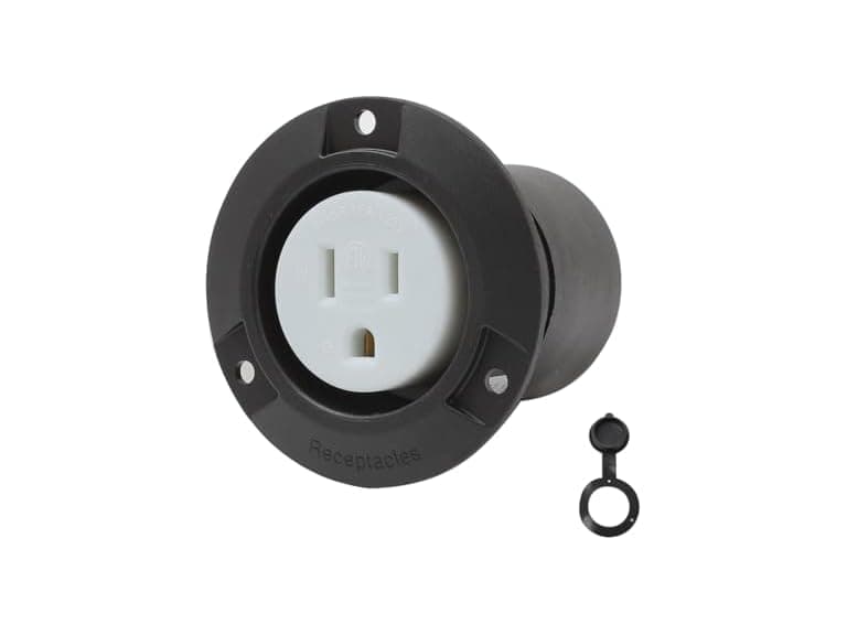 acbroad Nema 5-15R Flanged Outlet - Image 1