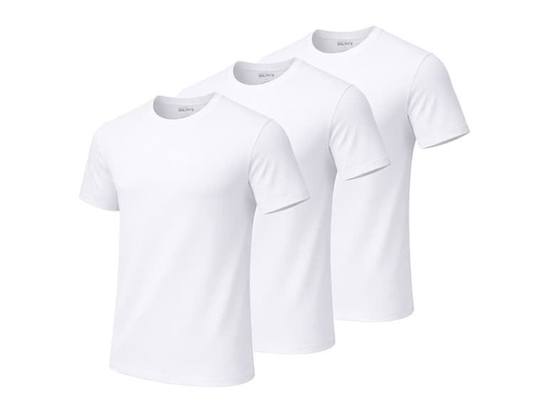 Mens S/S 100% Cotton Undershirts - Image 1