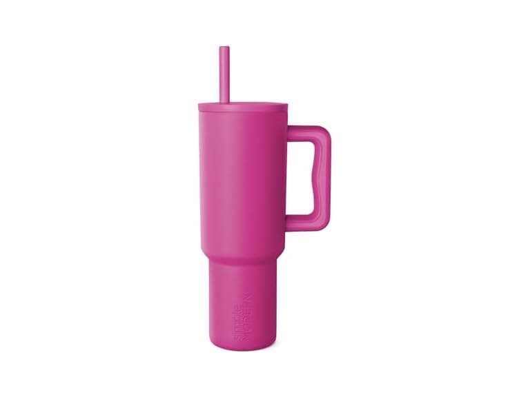 Simple Modern 40 oz Tumbler with Handle and Straw Lid Zinnia - Image 1
