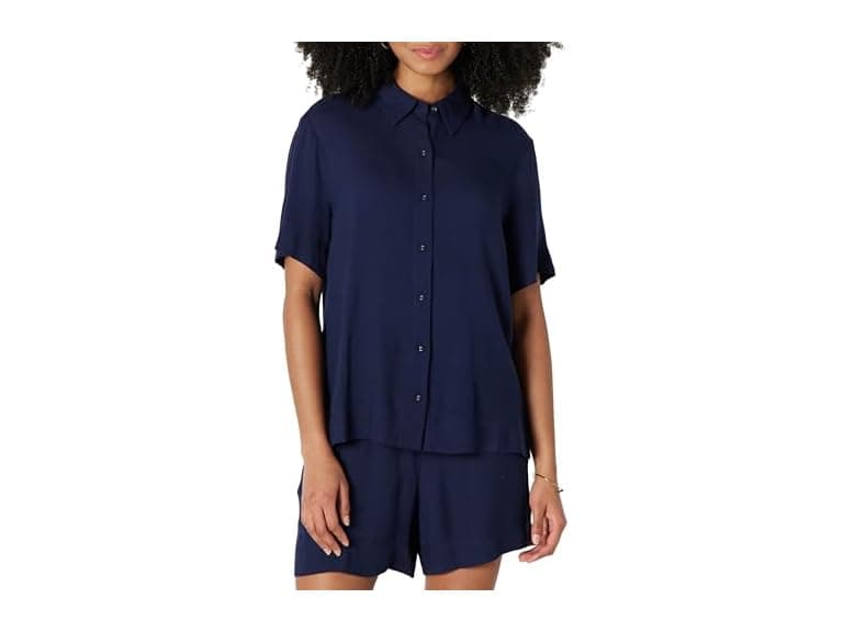 AE Womens RelaxedFit Button Down - Image 1
