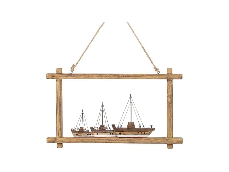 Abbott Collection Triple Sail Boat Decorative Wall Decor - Image 1
