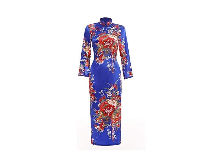 Shanghai Story Women (XL) Long Cheongsam Dress - Image 1