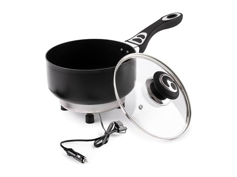 Zone Tech CT0007 12V SaucePan with Glass Lid  - Image 1
