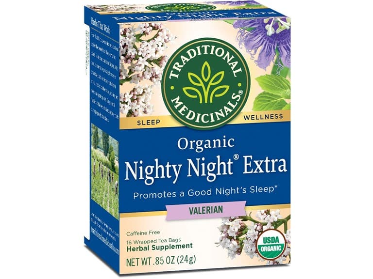 Organic Nighty Night Extra Tea, 16 Bags - Image 1