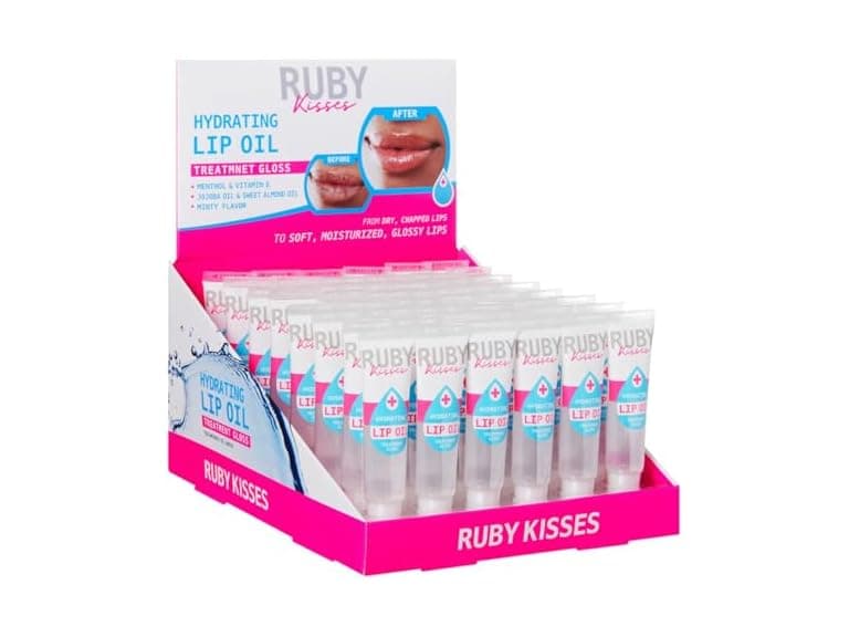 Ruby Kisses Hydrating Lip Oil 48 Piece Set - Image 1