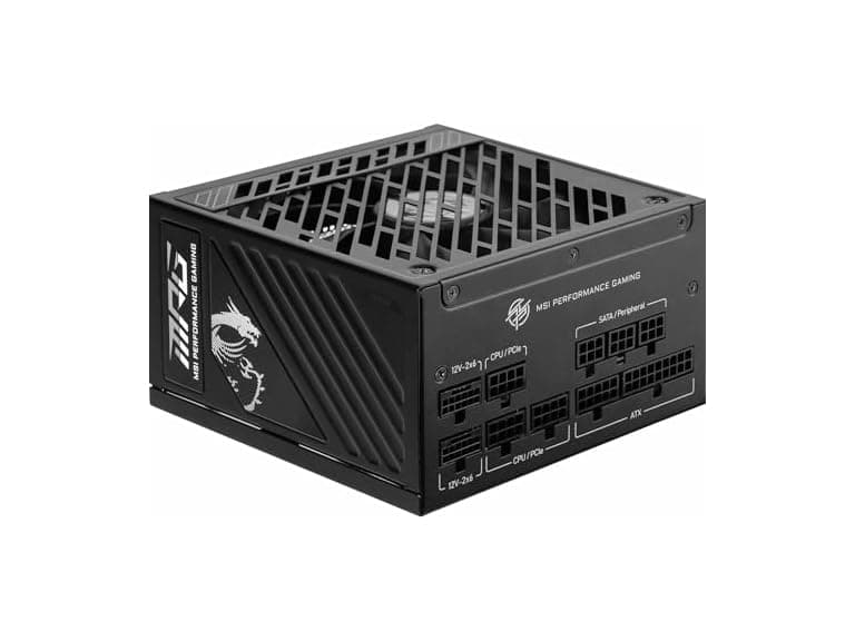 MSI MPG A1250GS PCIE5 Power Supply - Image 1