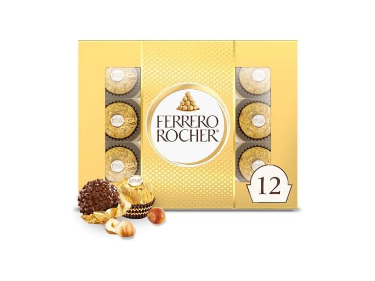 Ferrero Rocher Hazelnut Choc Box 12ct - Image 1