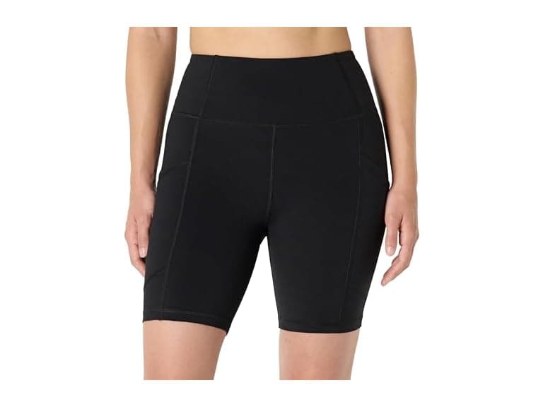 AE Womens Active High Waist 7in Biker Shorts - Image 1