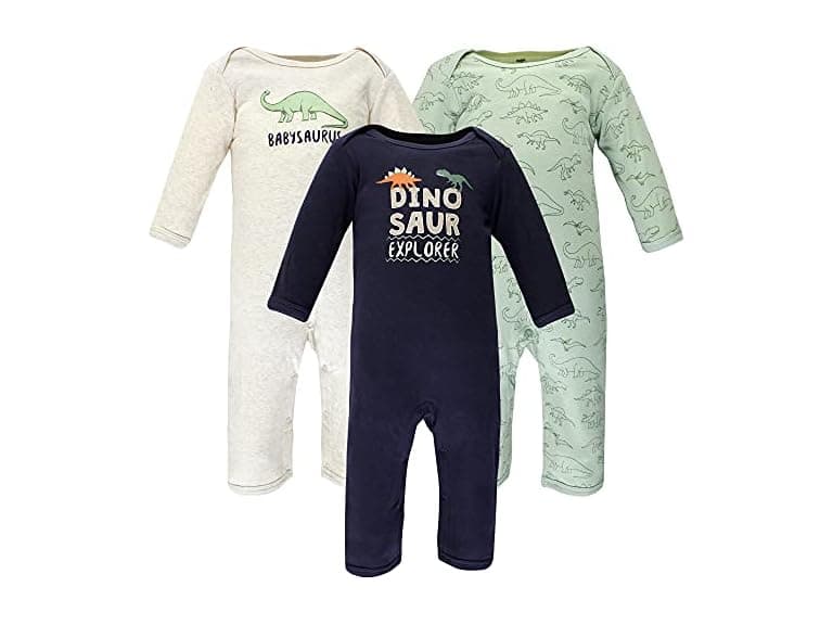 Hudson Baby Girls Cotton Coveralls - Image 1