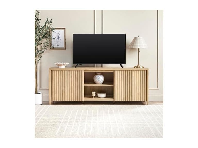Walker Edison Scandinavian TV Stand 80 - Image 1