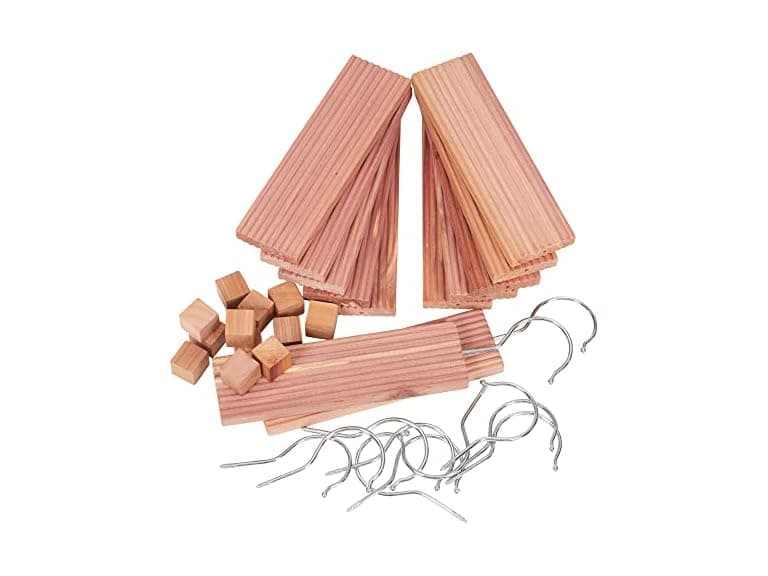 Household Essentials Cedar Hang Up Set, Brown - Image 1