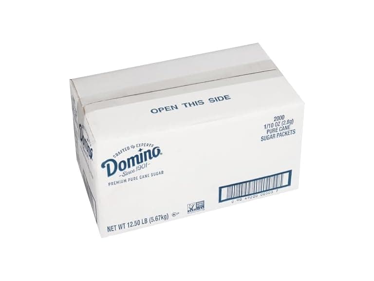 Domino Sugar Packets, 0.1 Ounce (Pack of 2000) - Image 1