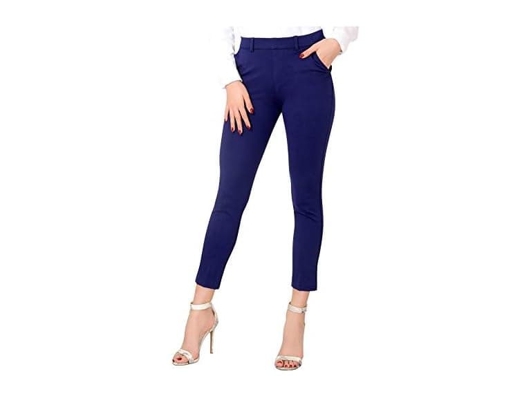 Marycrafts Women (14) Women's Stretchy Slim Pants - Image 1