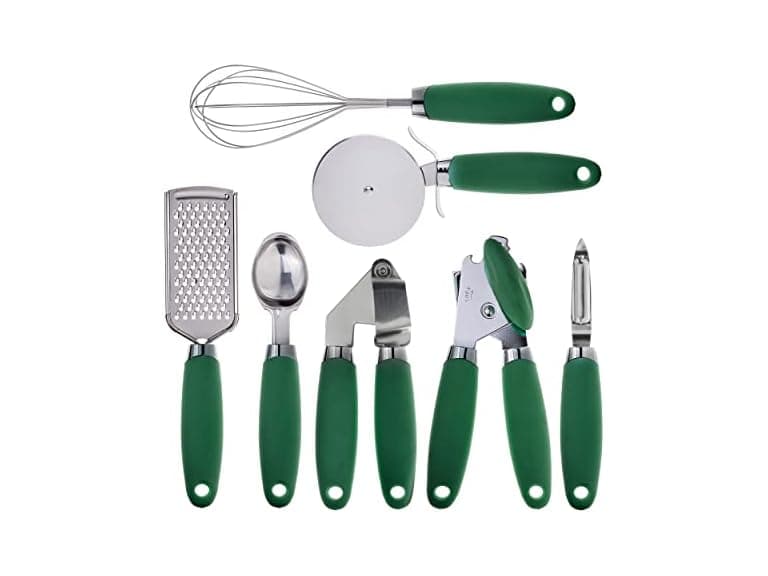 COOK WITH COLOR Kitchen Gadget Set Green - Image 1