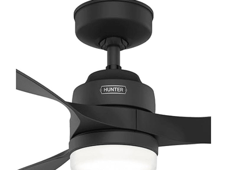 Hunter Fan 52" Matte Black Indoor/Outdoor Ceiling Fan - Image 1