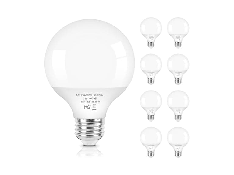 Brightever G25 LED Globe Light Bulbs 60W - Image 1