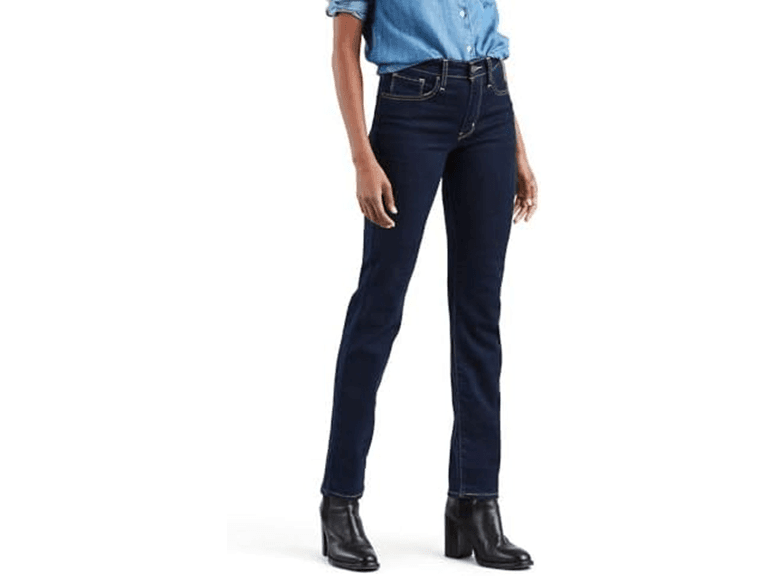 Levi's Women (28 Long) Jeans Cast Shadows - Dark I - Image 1