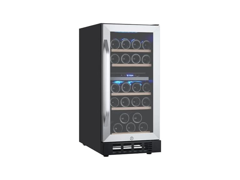 Metal Built-in Single Door Wine Cooler 26 Bottles  - Image 1