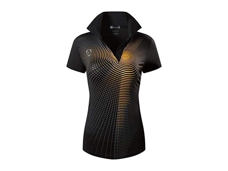 Jeansian Women (XL) Short Sleeve Sport Polo Tops - Image 1
