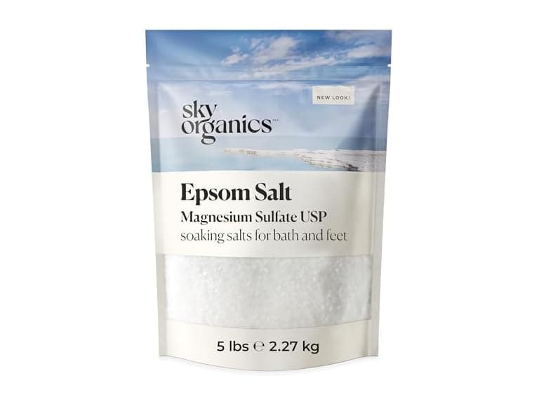 Sky Organics Epsom Salt Bath Soak 5lbs - Image 1