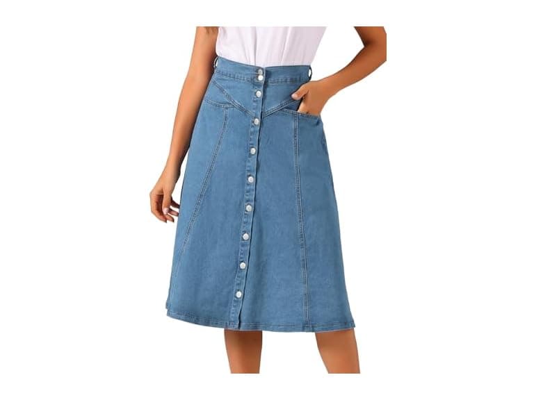 Allegra K Women (XL) Womens' Western Midi Skirt - Image 1