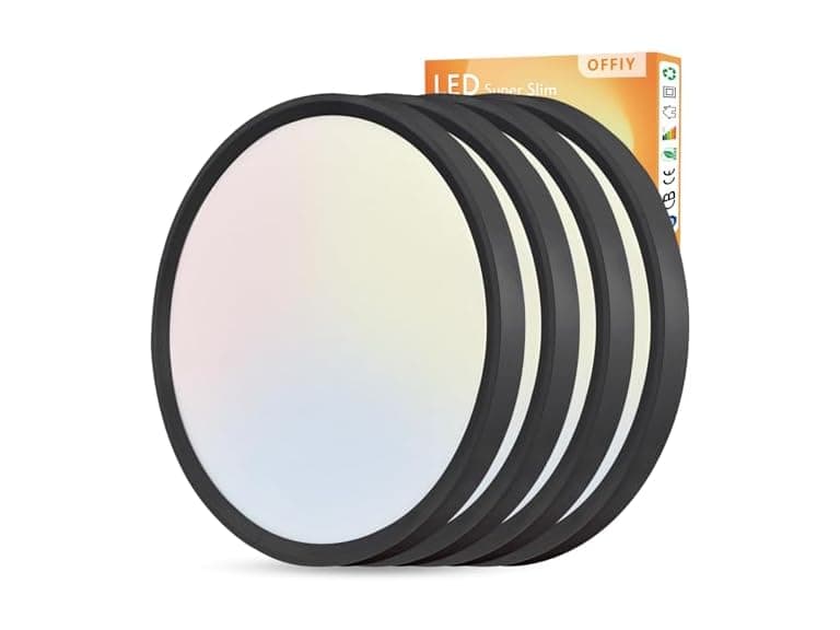 4-Pack Slim LED Ceiling Light 32W CCT