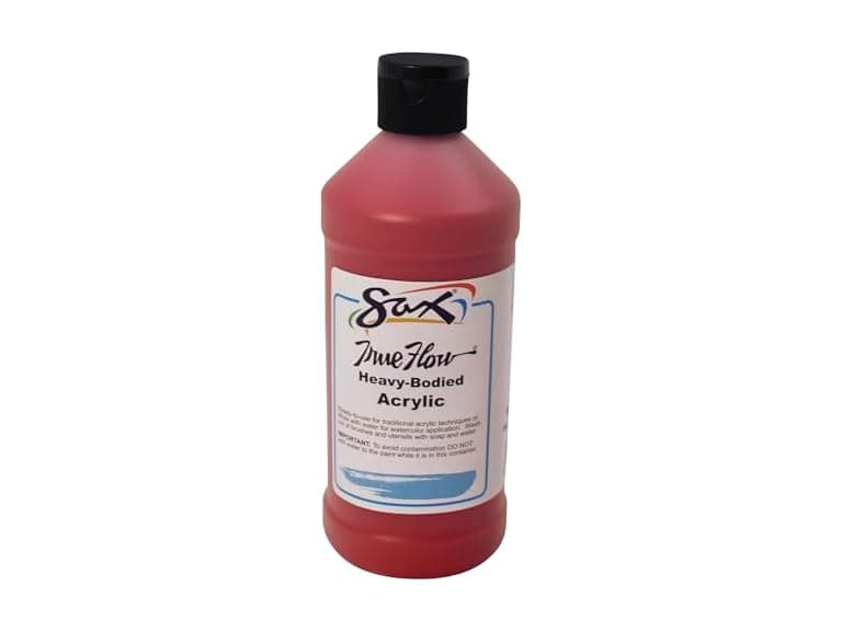 Sax Paint Acrylic HB Bright Red Paint - Image 1