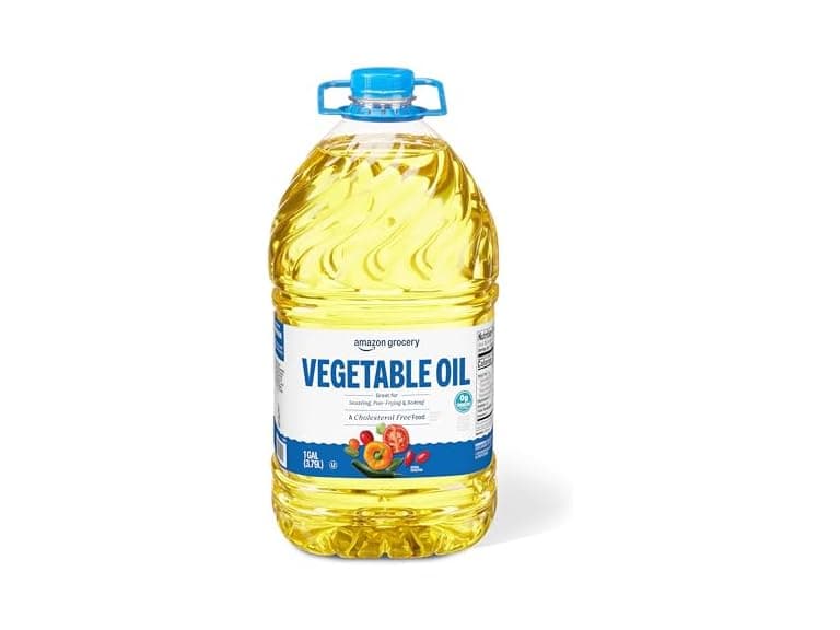 Amazon Grocery, Vegetable Oil, 128 Fl Oz - Image 1