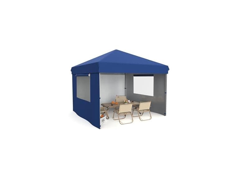 10x10 Pop Up Canopy Tent with 3 Removable Sidewalls - Image 1