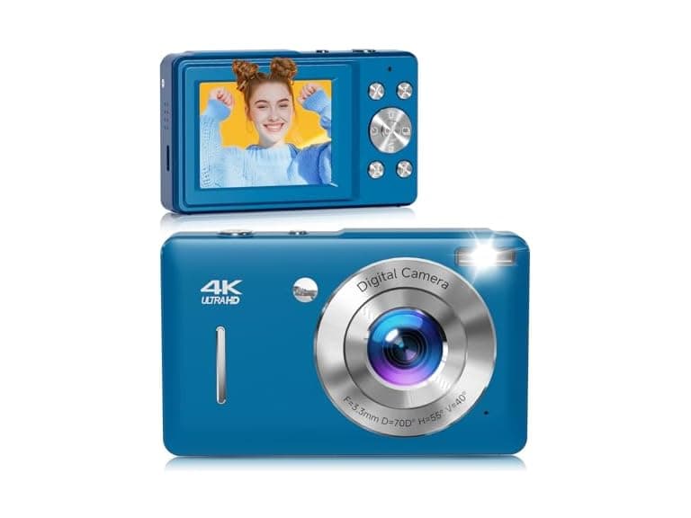 ceye 44MP FHD 1080P Digital Point & Shoot Camera - Image 1