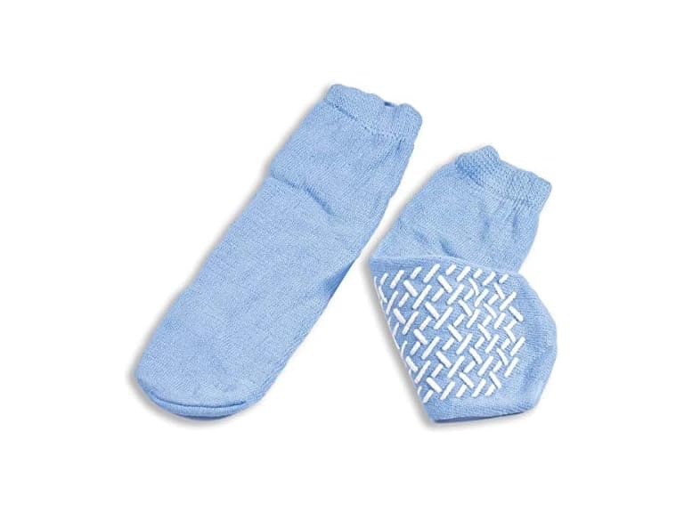  Dynarex Slipper Socks; Large Sky Blue 4 - Image 1