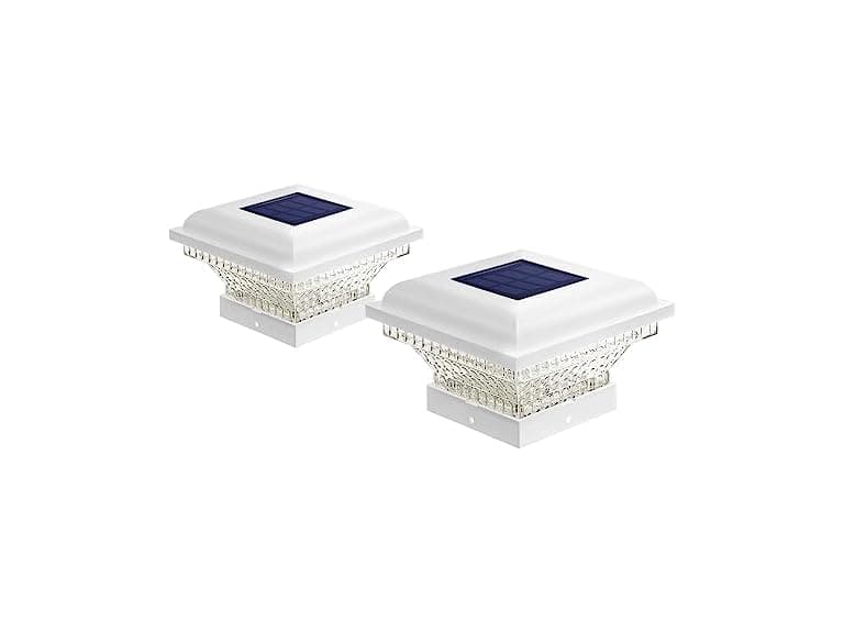 Home Zone Security Solar Post Cap Lights, 2pk - Image 1
