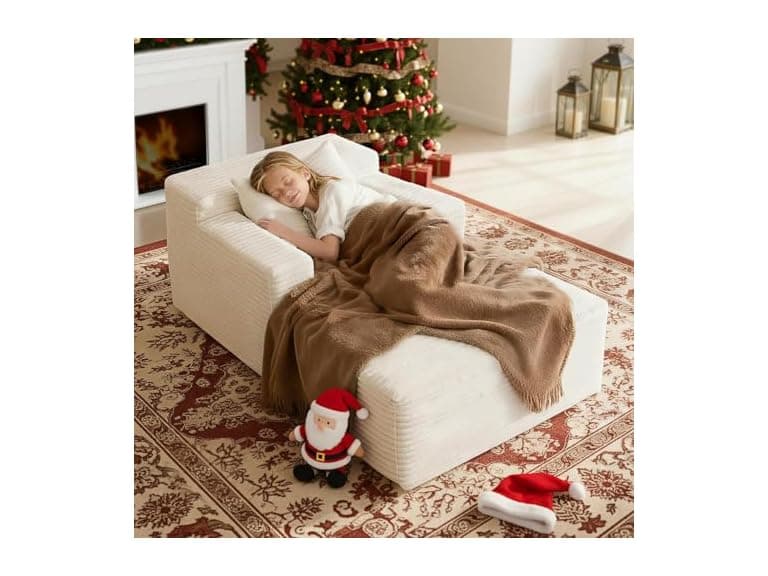 Beige 45'' Chaise Lounge Chair - Image 1