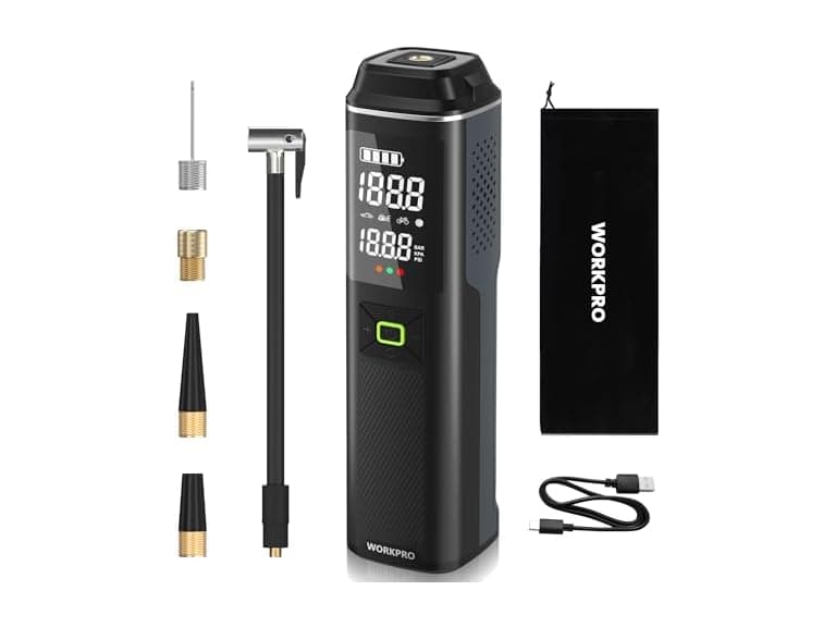 Portable Tire Inflator, 7.2V/12V Small/Mid/Large - Image 1