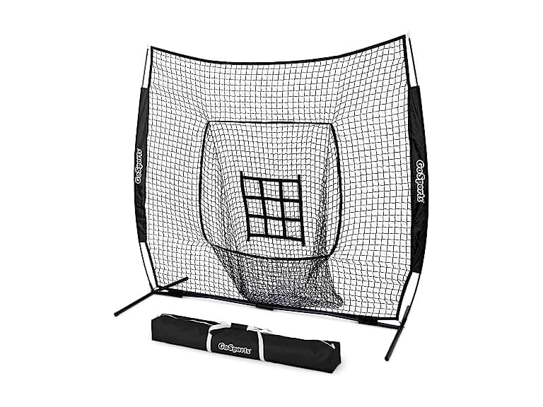 GoSports 7 ft x 7 ft Baseball & Softball Practice Hitting & Pitching Net - Image 1