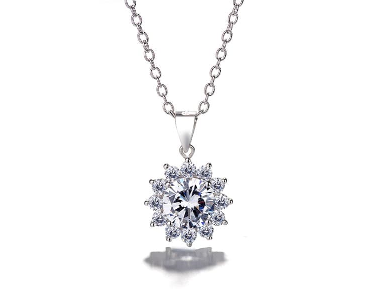 Preciosa Crystal Flower Pendant - Image 1