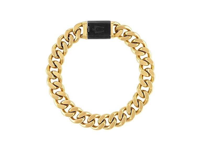 Bulova Men Jewelry Classic Tone Curb Bracelet - Image 1