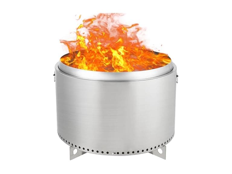 27in Smokeless Fire Pit Stainless - Image 1