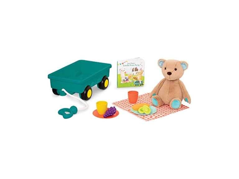 B. toys – Picnic Play Set – Plush Bear - Image 1