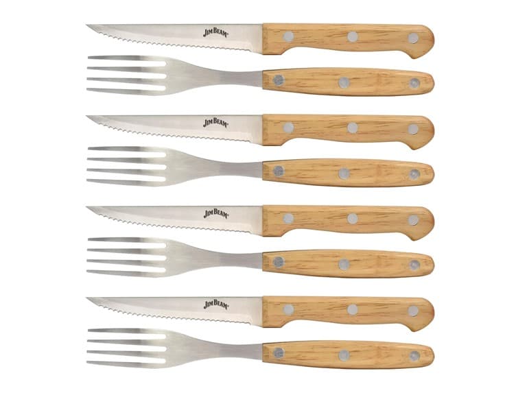 Jim Beam 8 Piece Steak Knife Set - Image 1
