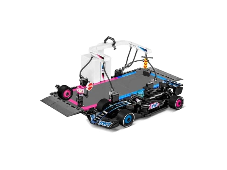 COBI BWT Alpine F1 Pit Stop Building Set, 477 Pieces - Image 1