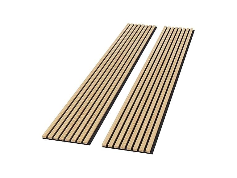 ROOMTEC Wood Slat Panels 2pk Oak - Image 1