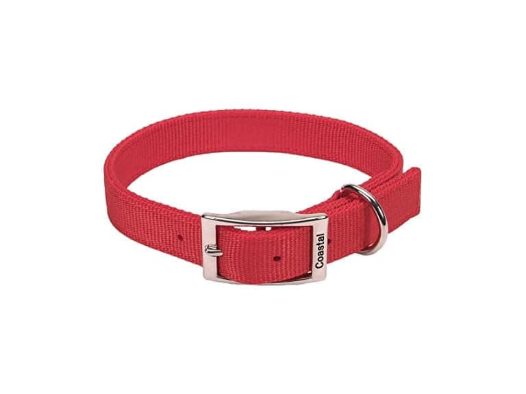 Coastal Pet - Double-Ply Dog Collar, Red, 1" x 24" - Image 1